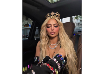 Mandana Bolourchi makes a fashion statement at the Milan fashion week